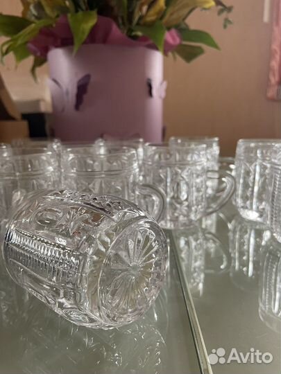 Хрустальные кружки СССР 12 штук