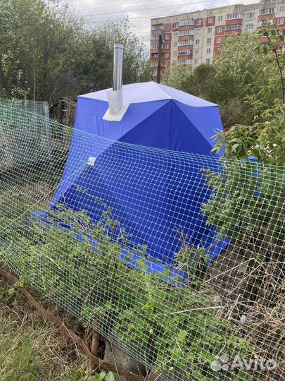 Аренда походную баню с печкой