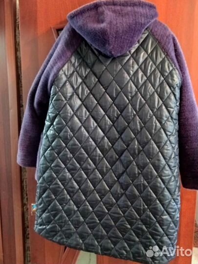 Пальто зимнее большого размера