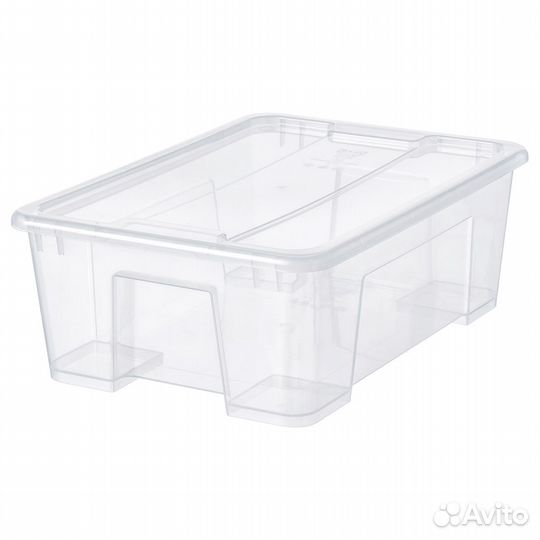 Контейнеры с крышкой икеа самла (новые), 11л 10 шт