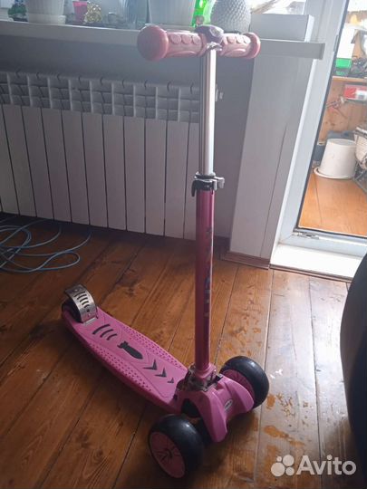 Самокат детский трехколесный бу
