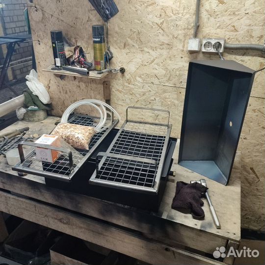 Коптильня горячего копчения из стали 3 мм