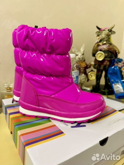 Дутики детские 30 цвет фуксия