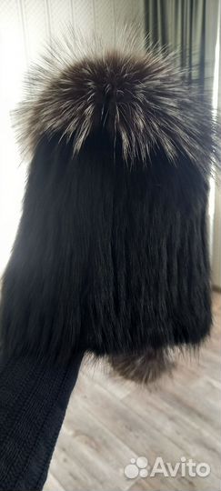Шапка норковая женская новая