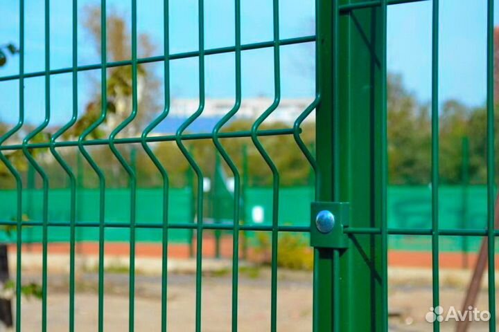Сетка для забора 3д