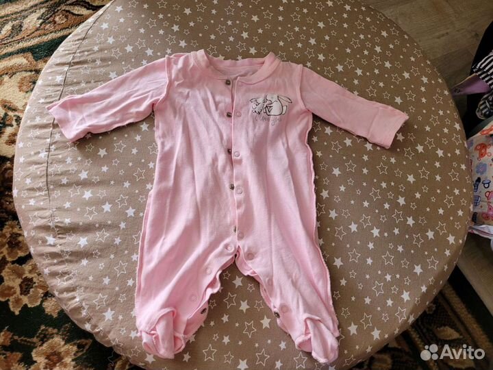 Детские вещи для девочки с 0+ и до 3х мес пакетом