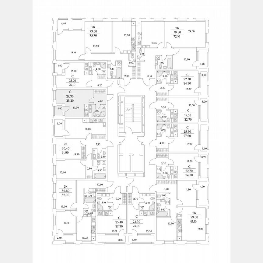 Квартира-студия, 32,3 м², 10/13 эт.
