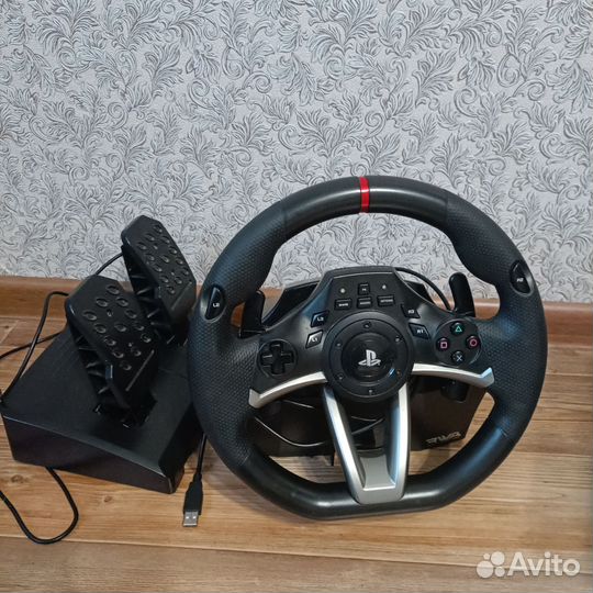 Руль Hori Racing Wheel Apex черный