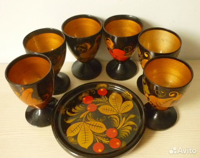 Посуда хохлома