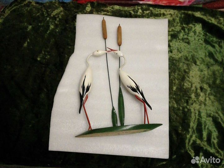 Сувенир времен СССР Аисты