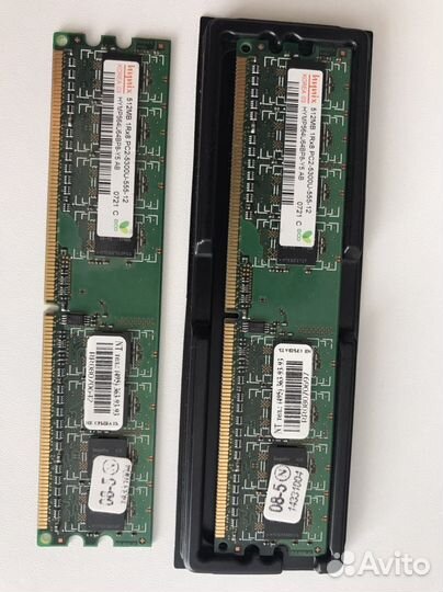 DDR2 - 512mb. 2 шт