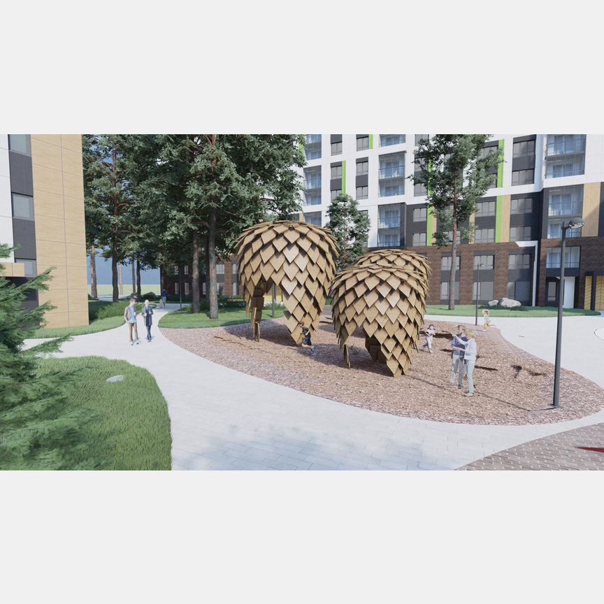 2-к. квартира, 69,9 м², 13/17 эт.