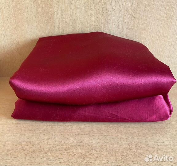 Шелковые пододеяльник и простынь