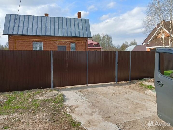 Заборы из профлиста
