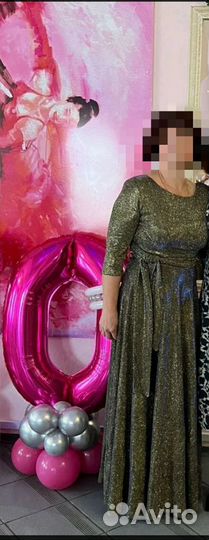 Вечернее платье в пол 46 размер
