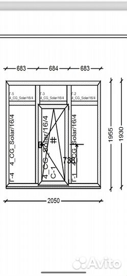Окна пвх новые готовые ошибка замера