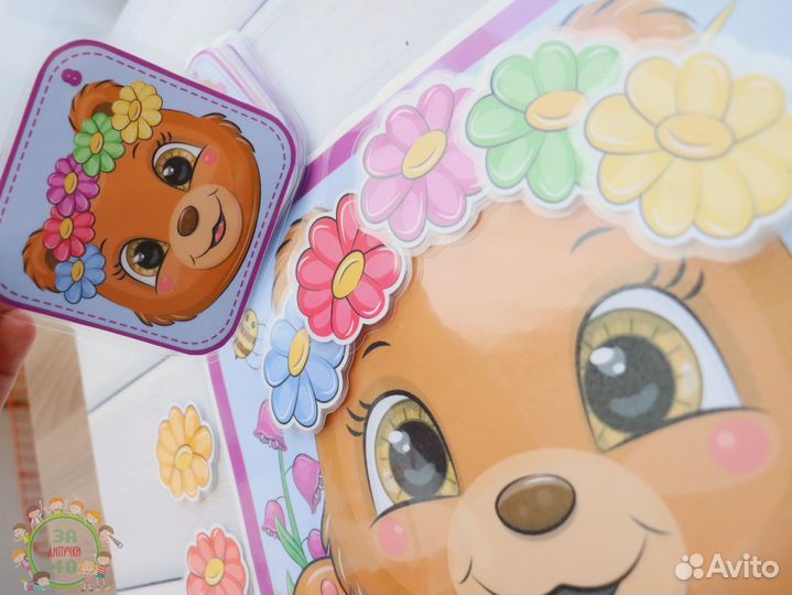 Игры на липучках Собери по образцу