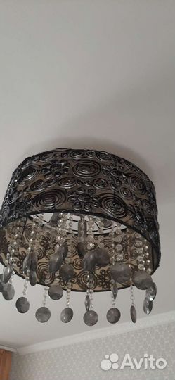 Люстра+настольный светильник