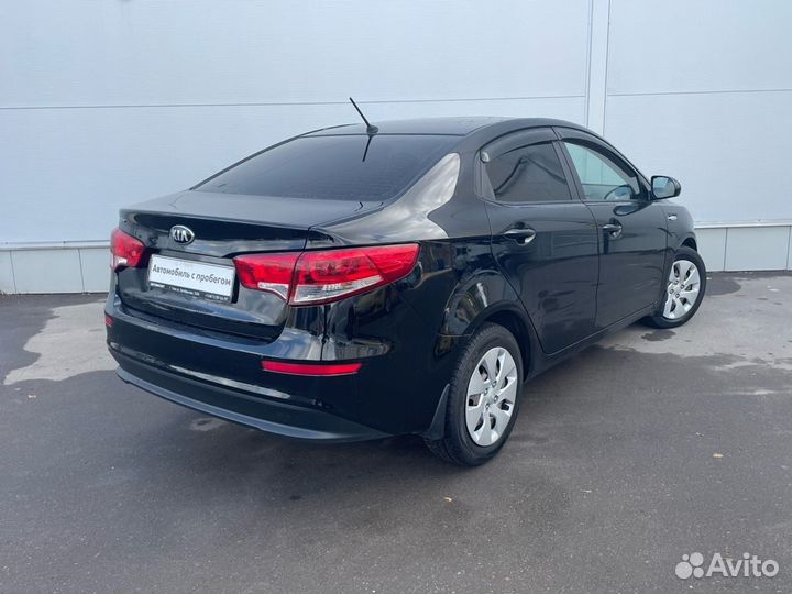 Kia Rio 1.6 МТ, 2016, 52 462 км