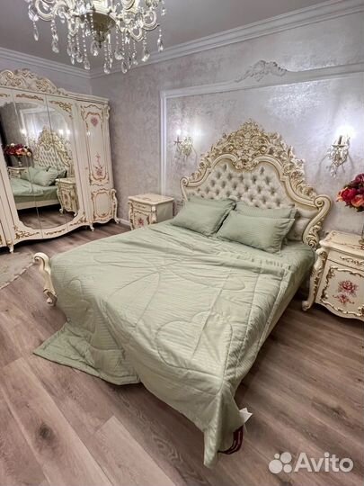 Постельное белье евро с одеялом