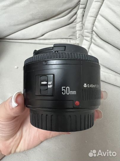 Объектив Yongnuo AF 50mm f/1.8 canon ef