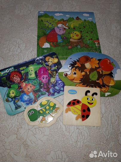 Пазлы деревянные