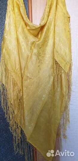 Шаль шелковая,старинная.Другие платки