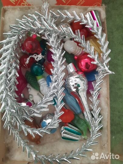 Елочные игрушки СССР набор малютка