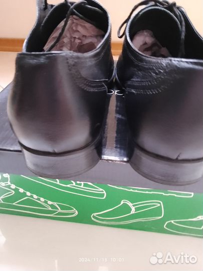 Ботинки мужские натуральная кожа Respect 43