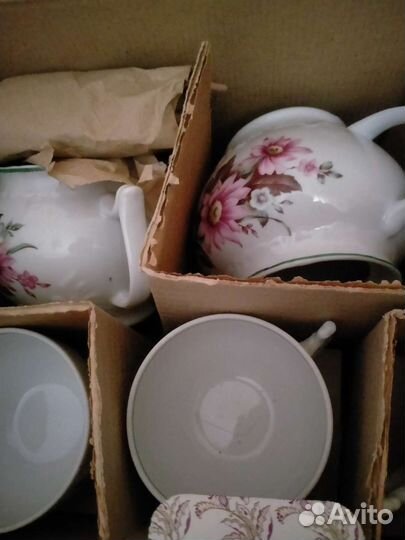 Чайный сервиз вербилки СССР