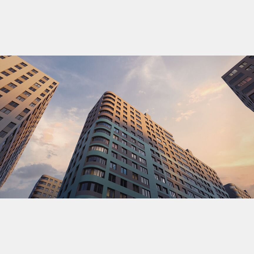 2-к. квартира, 49,6 м², 13/17 эт.