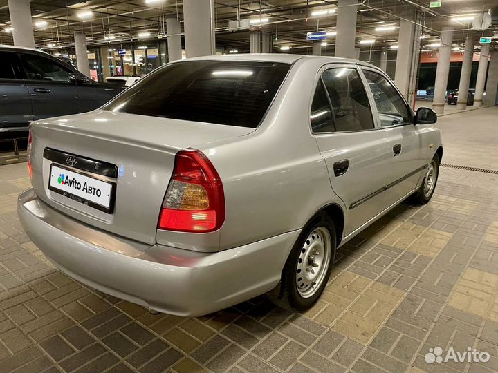 Hyundai Accent 1.5 МТ, 2007, 188 000 км