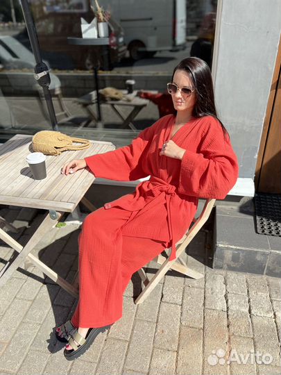 Костюм из мулсина новый