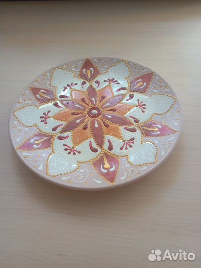 Декоративная тарелка - ручная роспись