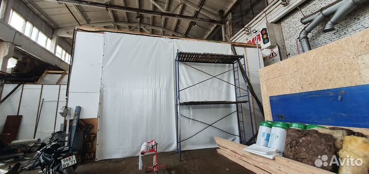 Пвх завесы, Промышленные шторы