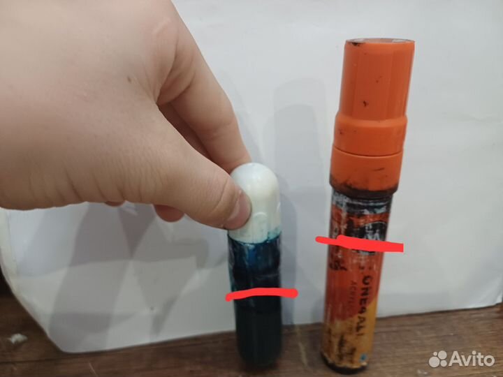 Маркер molotow и буллет