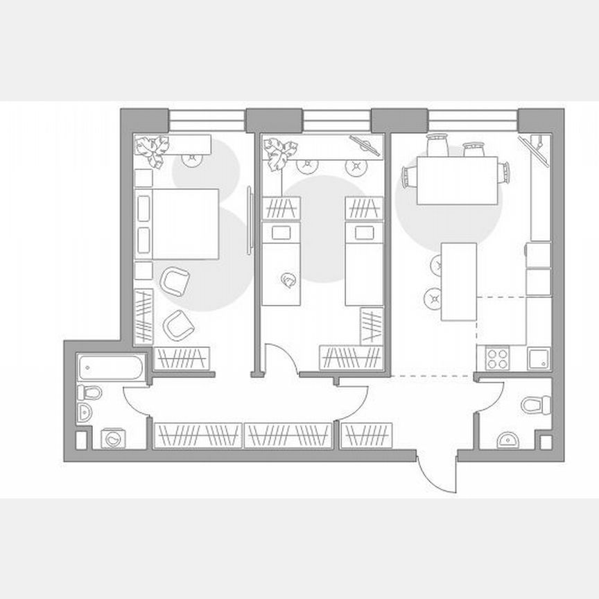2-к. квартира, 79,4 м², 21/28 эт.