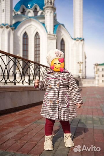 Пальто для девочки 86 92