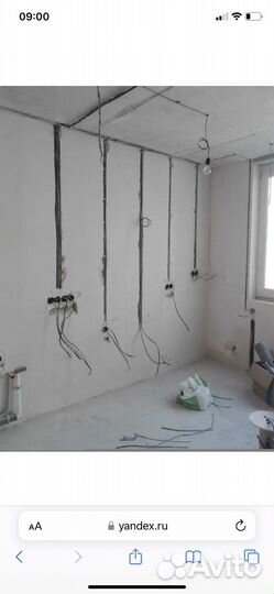 Монтаж электрики