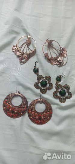 Серьги бохо стиль