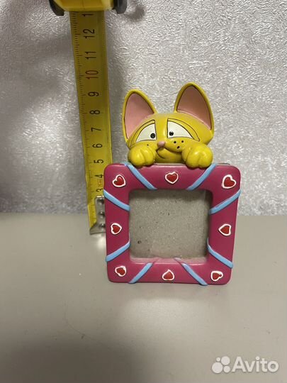 Статуетка котик с рамкой для фото