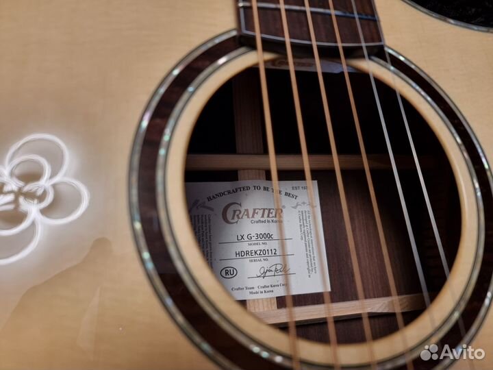 Акустическая гитара Crafter LX G-3000c