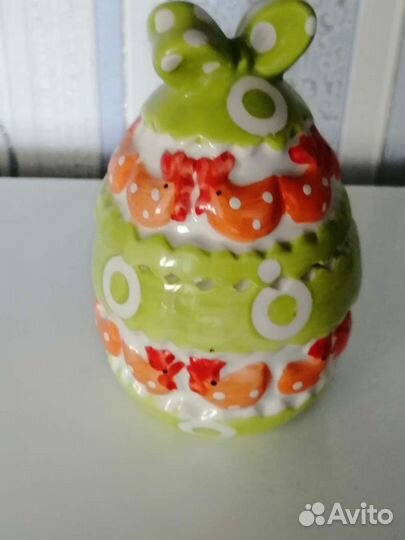 Шкатулка в виде пасхального яйца