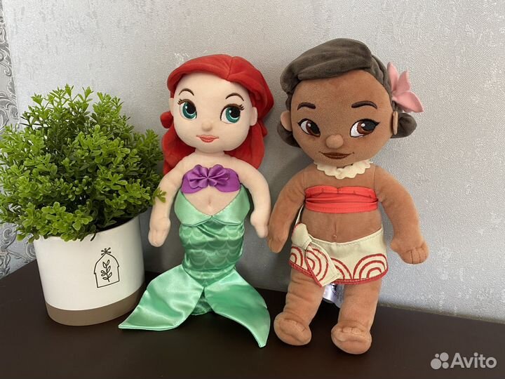 Русалочка и моана мягкая игрушка