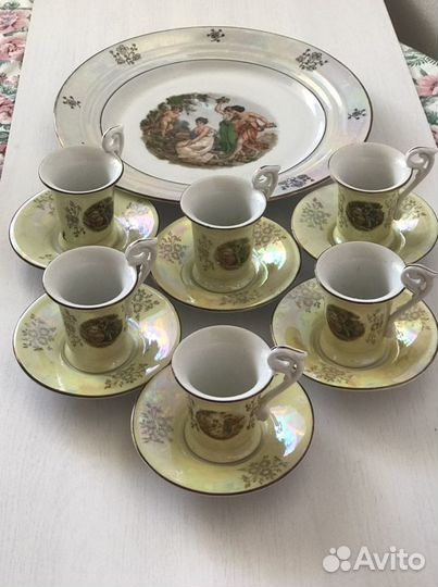 Сервиз кофейный Мадонна гдр 6 персон