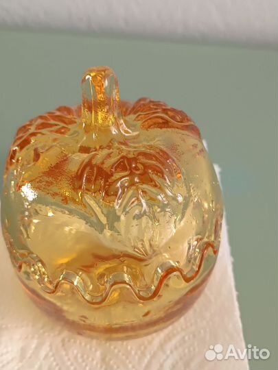 Цветное стекло СССР, ваза, шкатулка