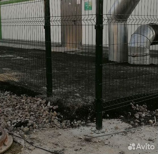 Сетка для забора 3d