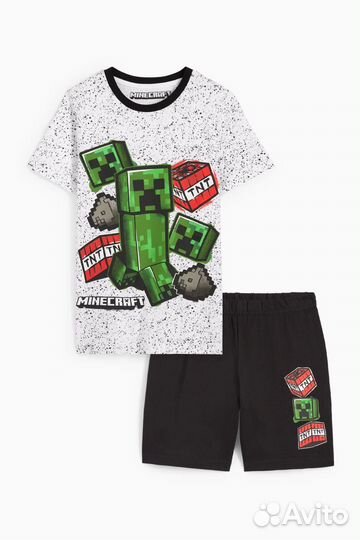 Пижама детская 140 Minecraft
