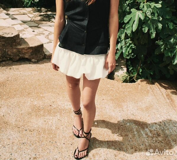 Юбка баллон мини Zara