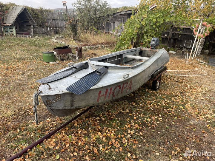 Казанка с мотором